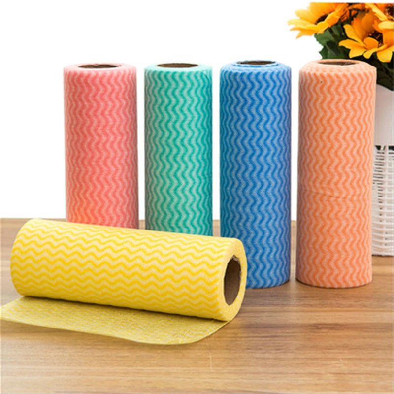 1012 кухонная Нетканая ткань для посуды можно отрезать одноразовую посуду и