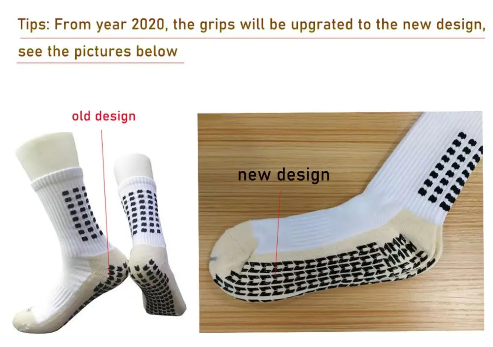 Новые противоскользящие футбольные носки мужские спортивные хлопковые хорошего