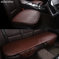 3pcs breathable car seat cushion protector pad front rear pad four seasons mat for volkswagen vw tiguan mk2 2017 2018 2019 2020