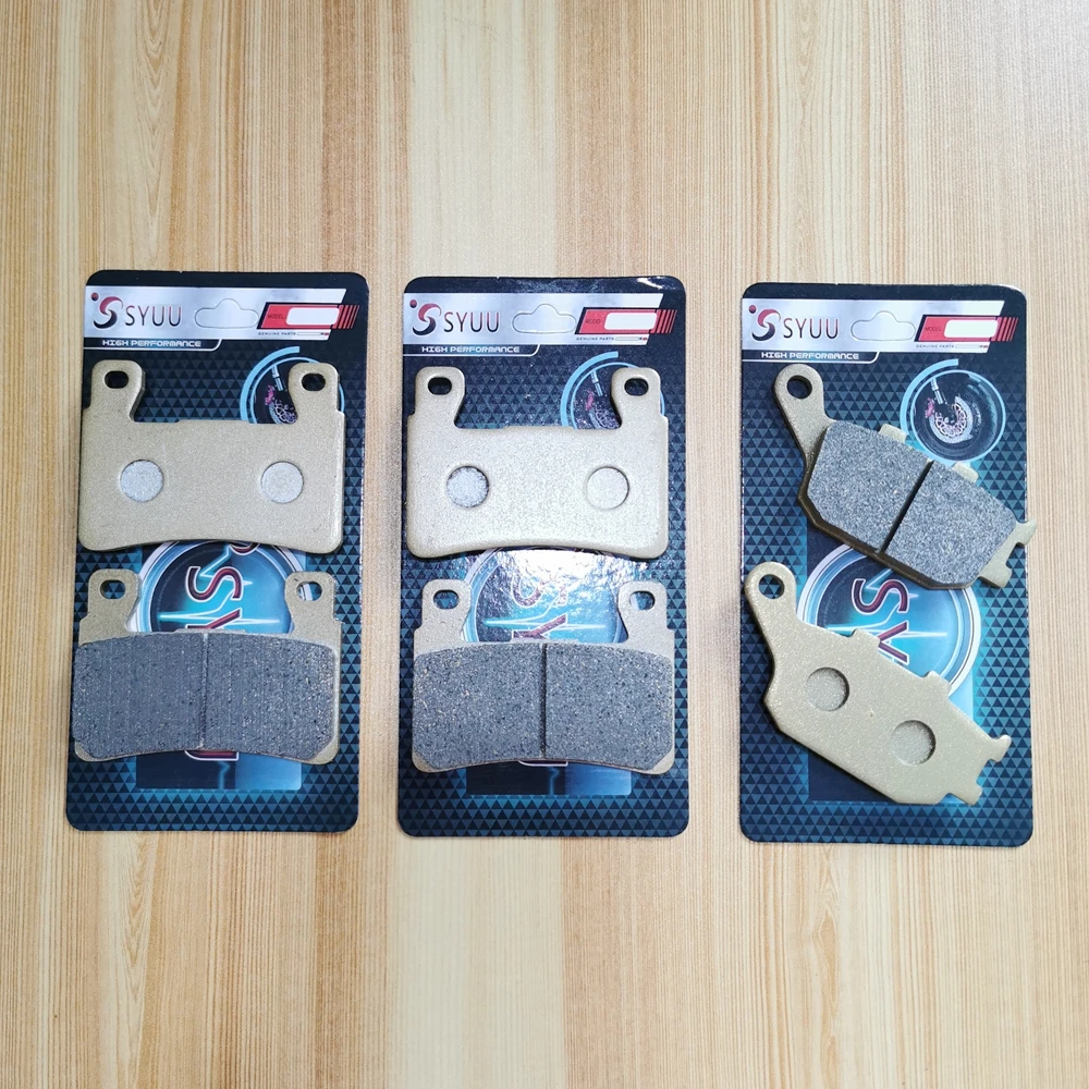 Медные полуметаллические передние и задние тормозные колодки для мотоциклов Honda