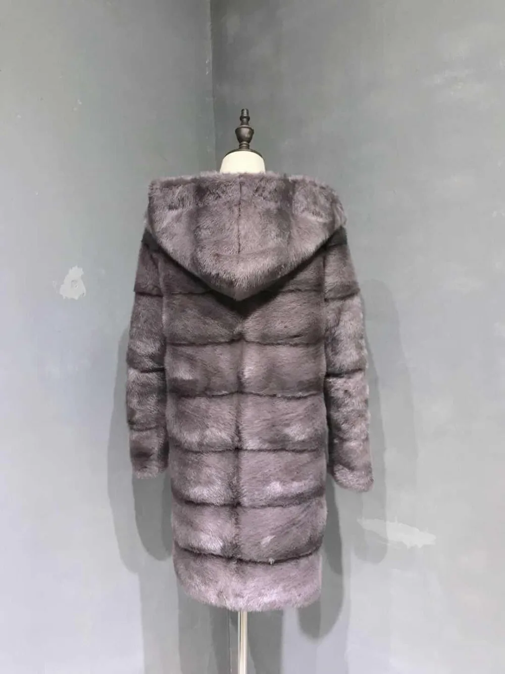 Tatyana furclub шуба Роскошная настоящая норковая шуба женская Толстая теплая куртка с большим меховым капюшоном женская зимняя норковая шуба