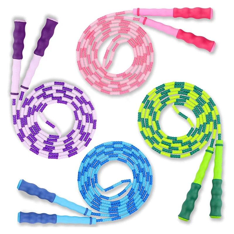 

Jump Rope Kids Jump Rope for Develop Childrens Interest Sports Adjustable Workout At Home School Beaded Jump Ropes