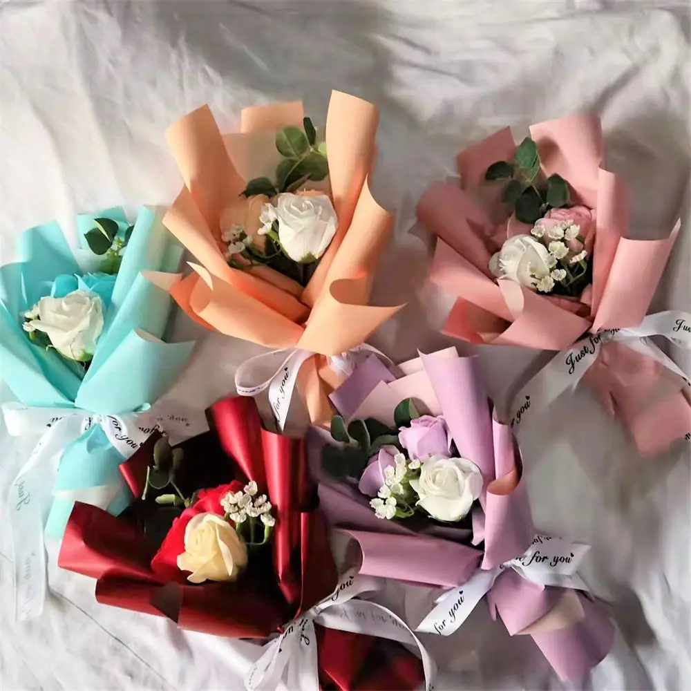 

Подарок праздничный мини-букет Искусственные розы подарки на день Святого Валентина букет мыла искусственный цветок