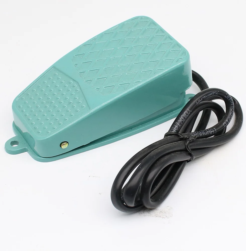 TFS-2 AC250V 10A зеленый SPDT NO NC нескользящий металлический Мгновенный Переключатель