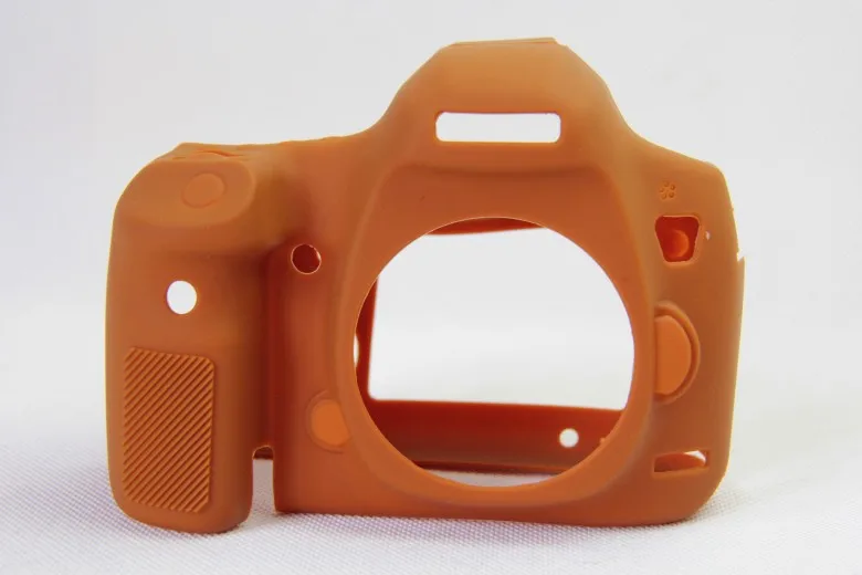 Orange Мягкий силиконовый чехол для камеры Canon 5D Mark III, защитный чехол для камеры - Цвет: Orange