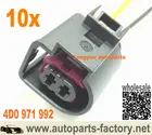 2-контактный разъем для подключения Longyue для VW Jetta Golf Audi A3 Passat Beetle - 4D0 971 992 A, 10 шт.