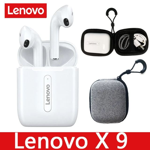 Беспроводные наушники Lenovo X9 bluetooth 5 0 сенсорное управление динамические Hi Fi