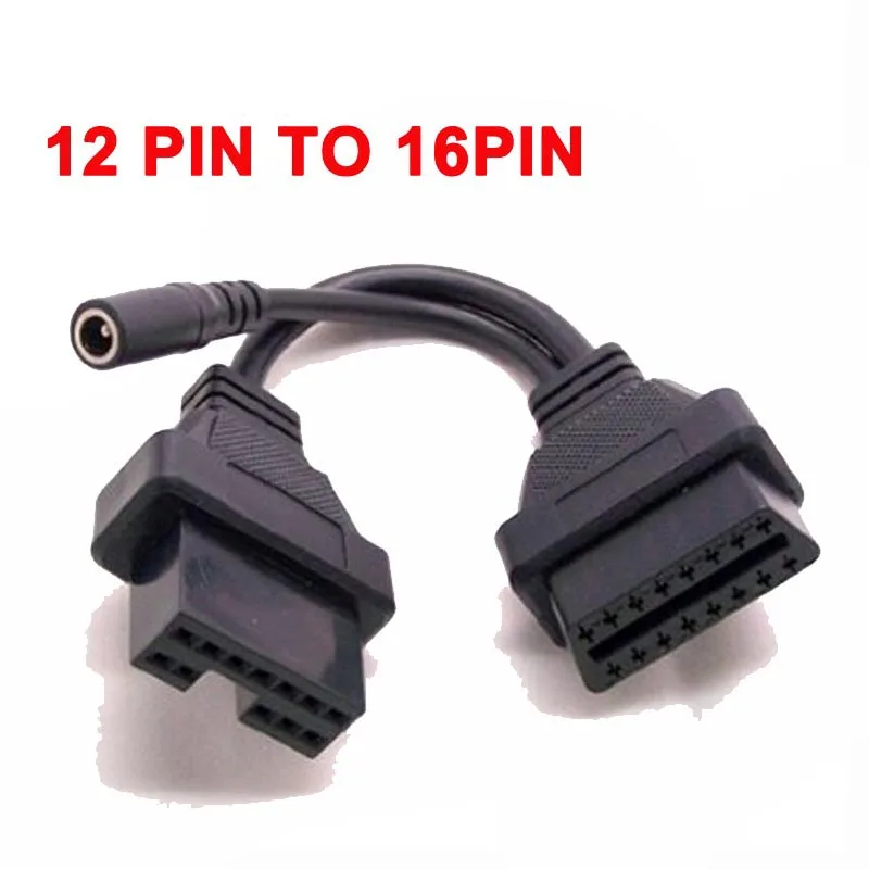 Качественный кабель OBD для Mitsubishi Удлинительный с 12 Pin на 16 штекер гнездо OBD2