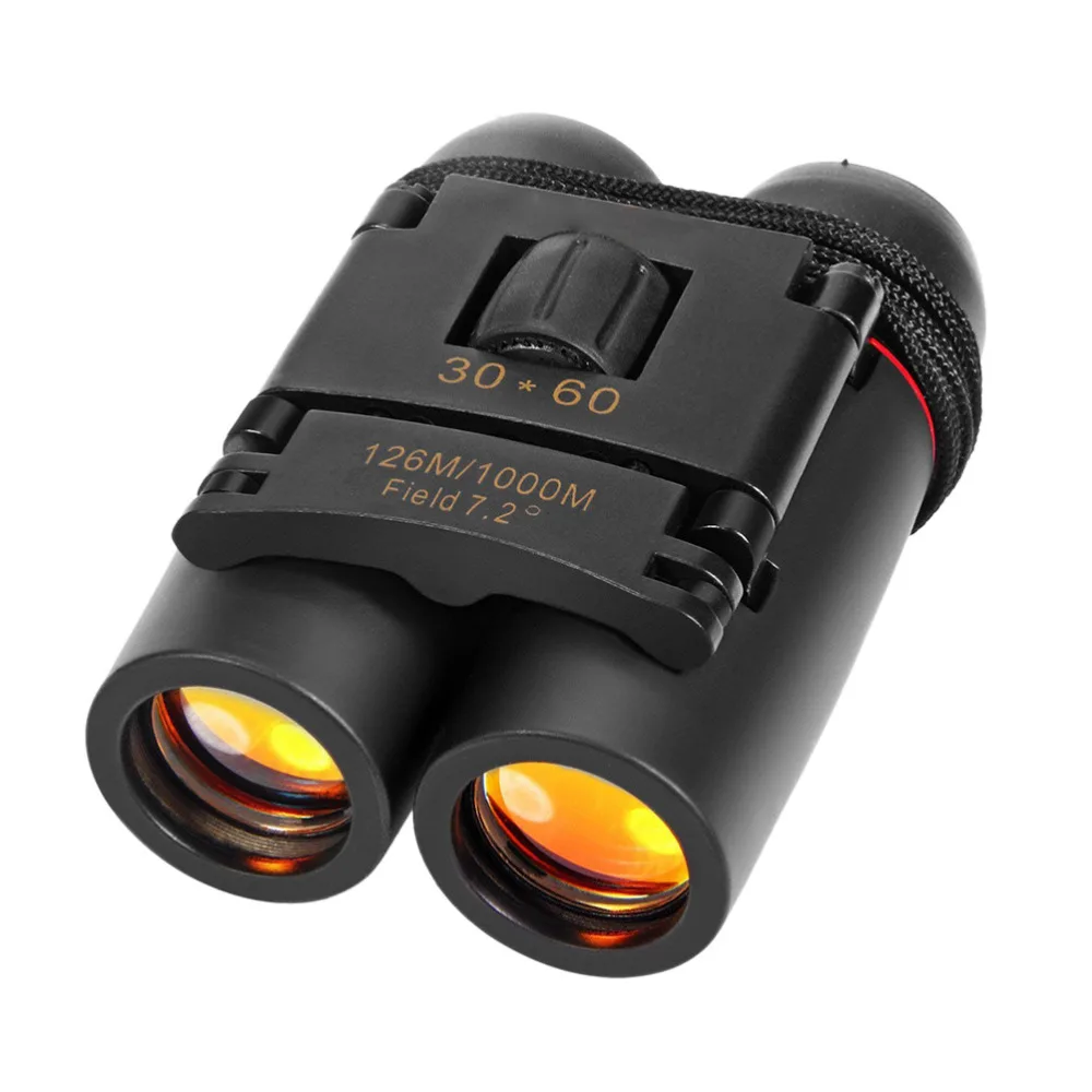 

4x30 Binocular Telescope Night Vision Viewer Surveillance Spy Scope Hunting Caza Pop-up Light Green Film Focusing Telescope