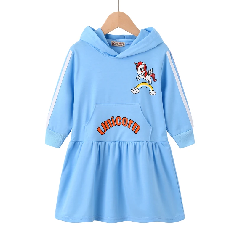 2019 New Fashion Children Clothing Autumn Winter Baby Girls unicorn Long Sleeve Princess Dress Party Tutu Dresses | Детская одежда и