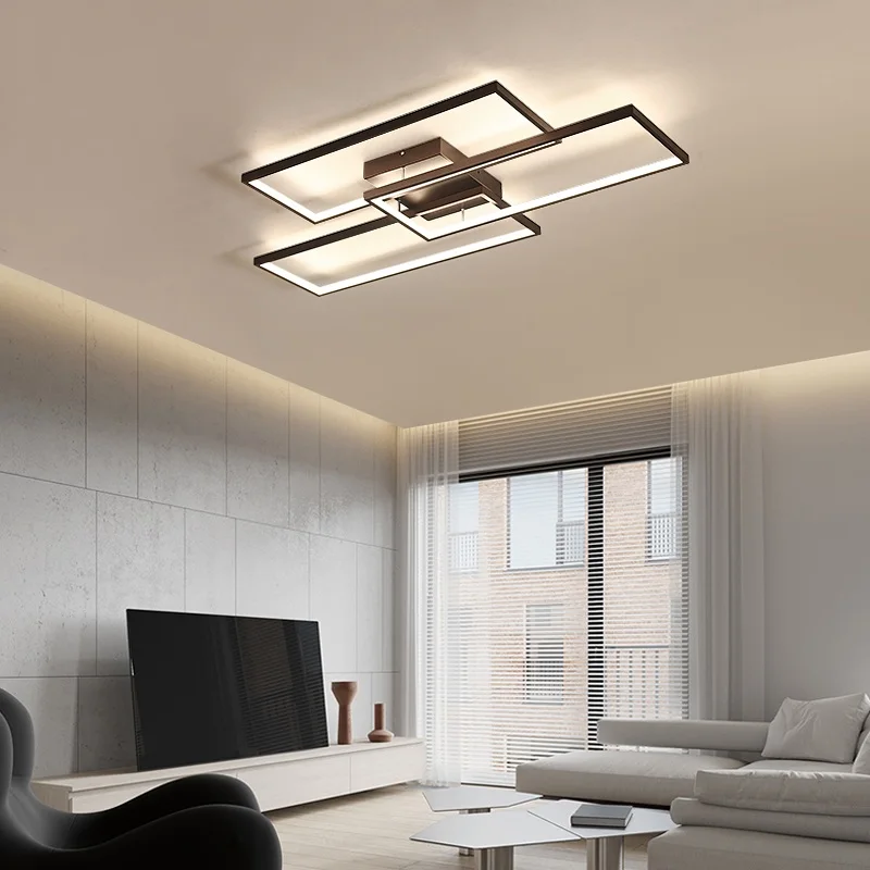 

Cuboid LED ceiling light Home Living Room Bedroom Restaurant Study Ceiling Lamps Creative for business & office Lighting fixture