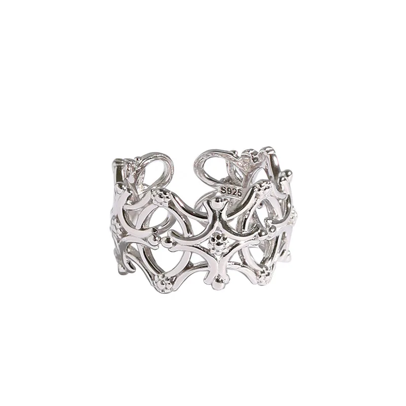 

Korean-Style Ring Non-Mainstream Design Roman Cross Open Ring Female Ring