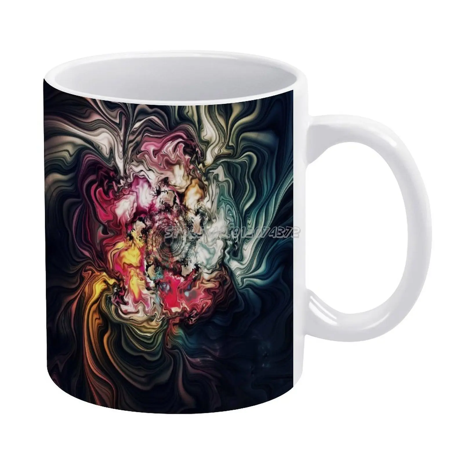 

Свирепый 14 кофейных кружек, 330 мл, креативная дорожная кружка и чашка, Офисная модель, кружка Томаса, потоковая, гладкая, красная, розовая, Yell