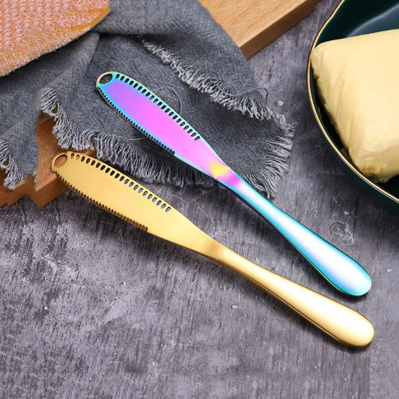 1 шт. Нержавеющая сталь сыр Ножи High end масло Еда хлеб нож для джема Кухня