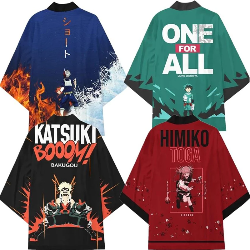 Плащ моя геройская Академия Midoriya Izuku Bakugou Katsuki Deku Todoroki Shouto униформа Косплей Аниме