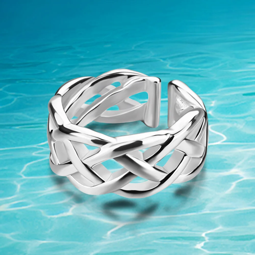 Новинка кольца из стерлингового серебра 925 пробы для женщин модное кольцо в