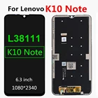 ЖК-дисплей 6,3 дюйма с сенсорным экраном, дигитайзер, стекло в сборе для Lenovo K 10 Note K10 NOTE, ЖК-дисплей