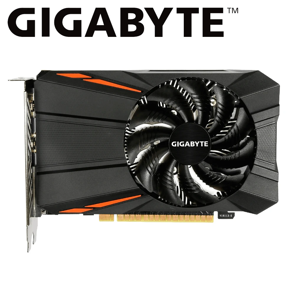 Видеокарта Gigabyte gtx 1050ti видеокарта NVIDIA GeForce gigabyte 1050 GDDR5 4 ГБ для ПК геймеров б/у