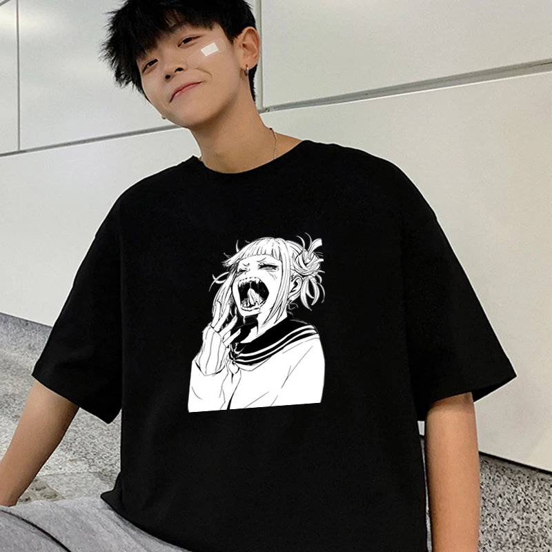 Футболка мужская с японским принтом тоги химико в стиле Харадзюку уличная одежда