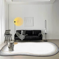 nordic style modern living room carpet irregular simple abstract solid color rug home room decoration area rugs soft non slip
