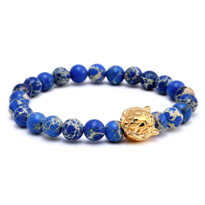 Mcllroy камень мужской s браслет мужские ювелирные изделия pulseras hombre императорская