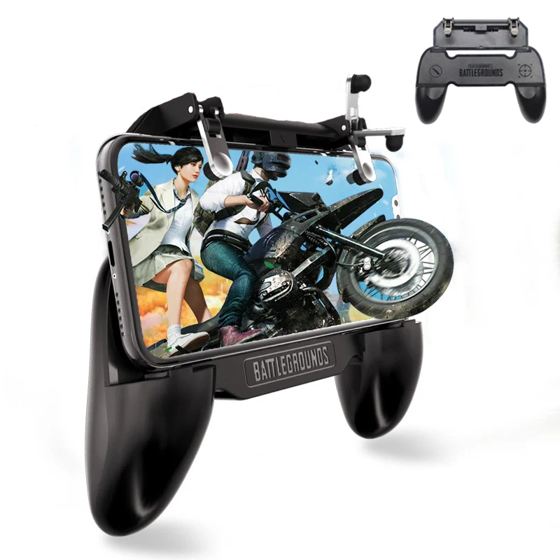 Мобильный игровой контроллер Триггер Джойстик Геймпад Ручка для смартфона, универсально подходит для телефонов размером до 6,5 дюйма.