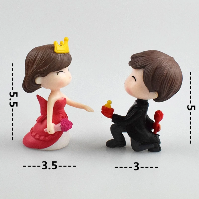 Предложение украшения для пары кукол семейное украшение свадебного торта