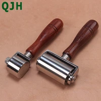 2660mm press edge roller leather craft glue laminating tool leather edge creaser smoother steel iron roller diy handmade