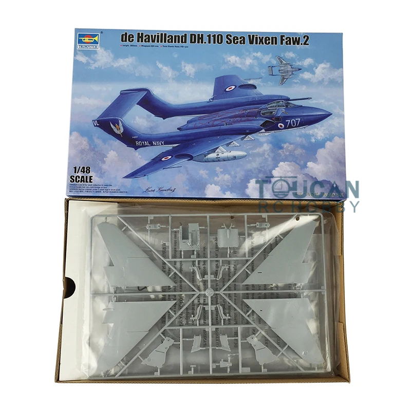 

US Stock Toys 1/48 Trumpeter 05808 de Havilland DH.110 Sea Vixen Faw.2 модель самолета-истребителя