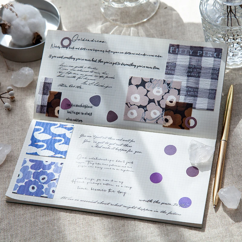 

VanYi 30pcs/lot Colors of Life Loose Leaf Memo Pads Minimalist Write Notepads Notes Down Points Artsy Style Cycle Laptop