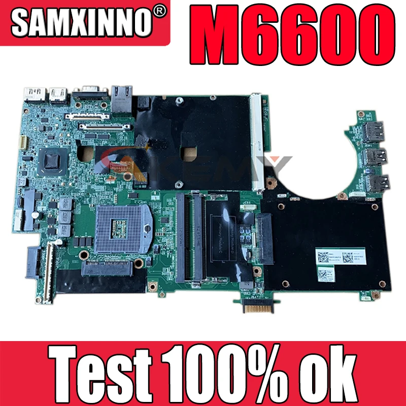 

Оригинальная материнская плата для ноутбука DELL Precision M6600 Core QM67 материнская плата CN-0NVY5D 0NVY5D 0105GU00-388-G