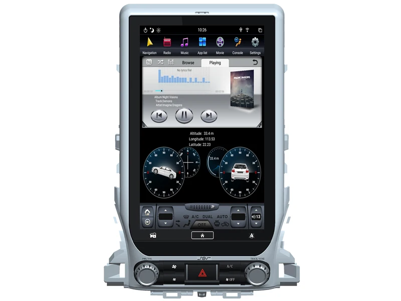 WITSON TESLA STYLE для TOYOTA LAND CRUISER 2008-2015 средний/низкий 4 ГБ 32 GPS-навигация авто стерео