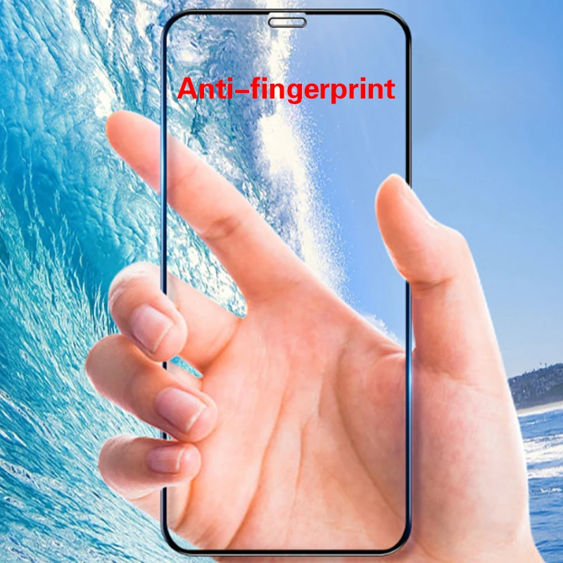 

1/3Pcs Full Cover Glass 9D Tempered Film For iPhone 11Pro 12Pro XS Max XR 7 8 6s Plus SE Screen Protector Phone Accessories 2021