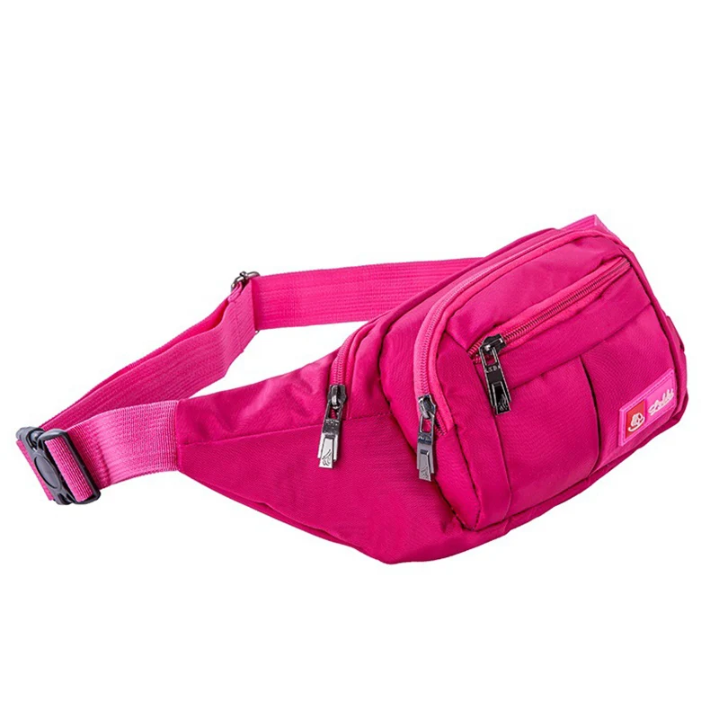 

Multi-Pocket Wasit Bag Adjustable Strap Zipper Phone Pouch Chest Bags for Outdoor Running Climbing C66