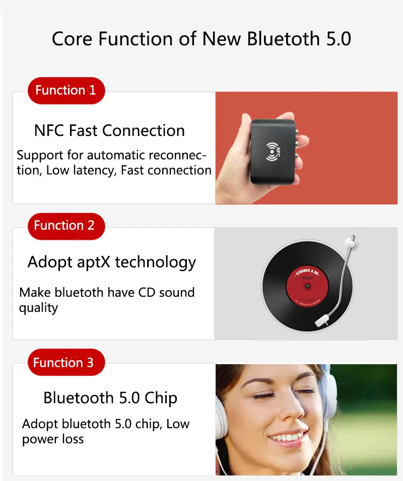NFC Bluetooth 5,0 приемник APTX HD DAC беспроводной цифровой аудио адаптер с низкой задержкой SPDIF коаксиальный RCA выход