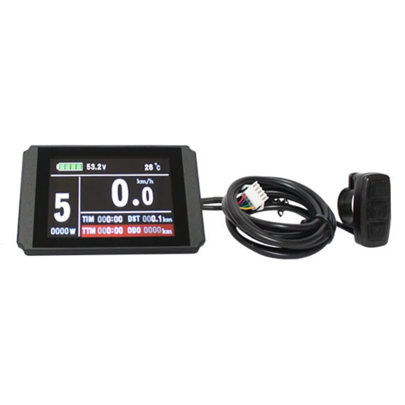 

Ebike 24V 36V 48V KT LCD8HU Display USB Programmable Regenerative Controller Colorful LCD8 Control Panel Electric Bike