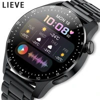 new smart watch men bluetooth call watch waterproof sport fitness tracker weather smart display watch 3 smartwatch for huawei