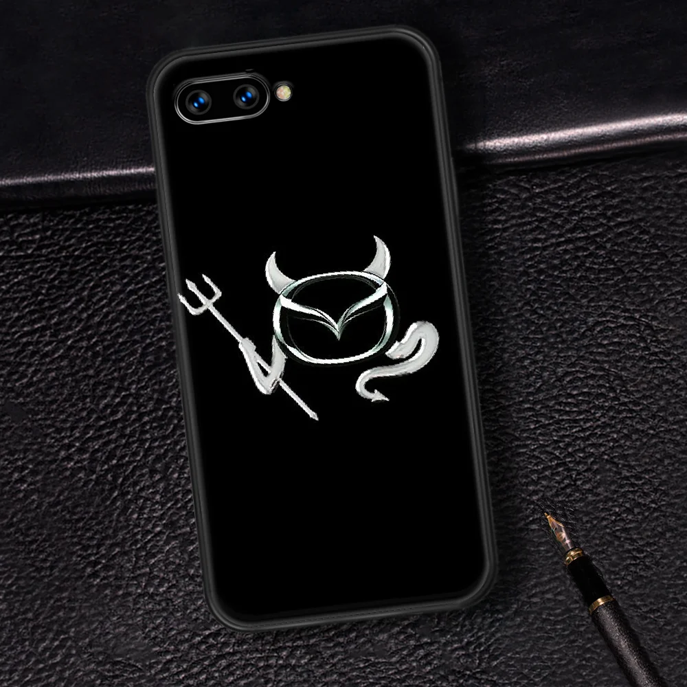 

Sports Car Mazda Logo Phone Case Cover Hull For HUAWEI Honor 6A 7A 7C 8 8A 8S 8x 9 9x 10 10i 20 Lite Pro black Waterproof Trend