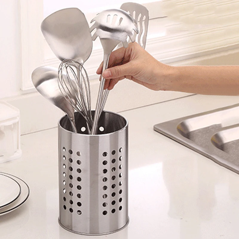 

Tableware Fork Spoon Chopsticks Storage Box Drain Rack Organizer Kitchen Tools