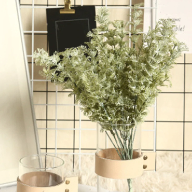 Искусственные цветы пластиковые шелковые ягнята имитация листьев уха