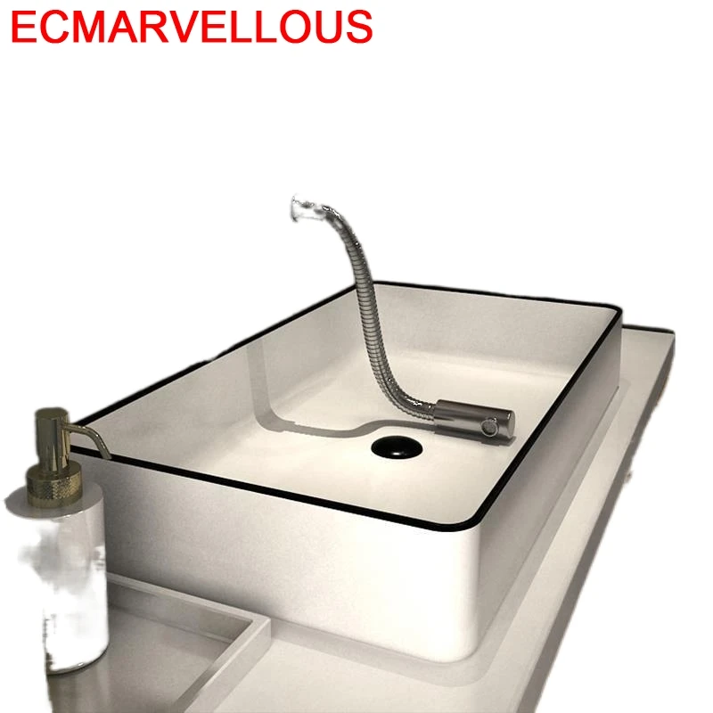 

Para Lavatorio Lavatory Sobre Encimera Umywalka Da Appoggio Vanity Lavandino Bagno Evier Pia Banheiro Lavabo Basin Bathroom Sink