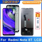 Сенсорный ЖК-дисплей 6,3 дюйма для Xiaomi Redmi Note 8T, дигитайзер в сборе, запасные части для Redmi Note 8T, дисплей M1908C3XG LCD, оригинал
