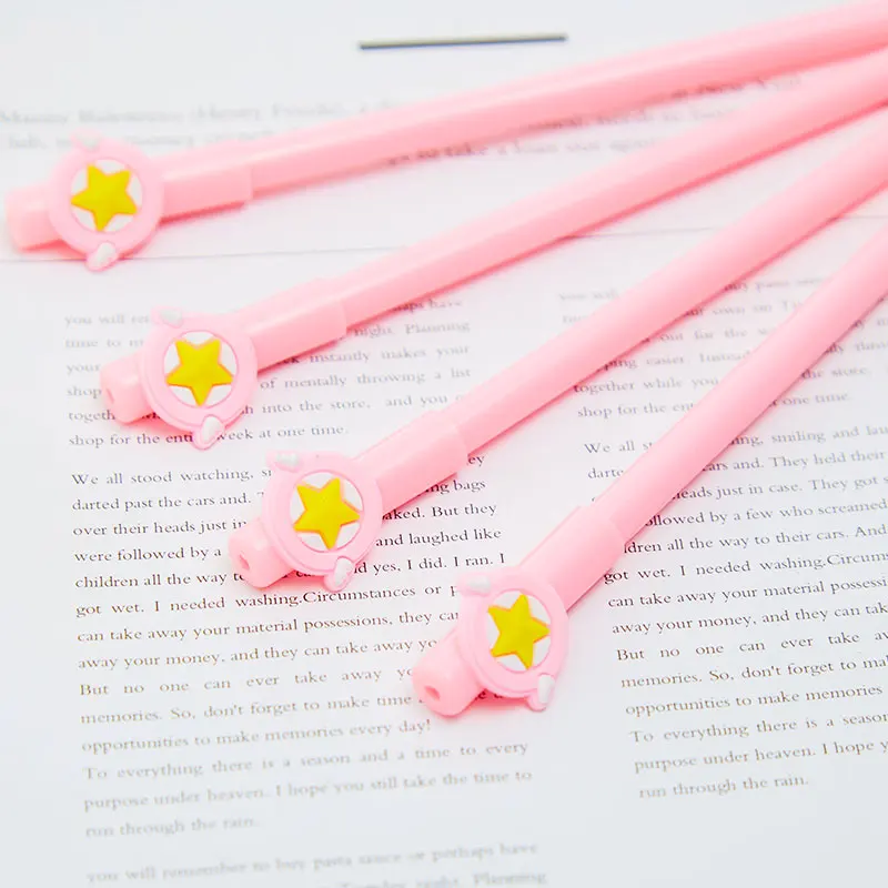 Японский аниме звезда гелевая ручка милый творческий Подпись Стационарный