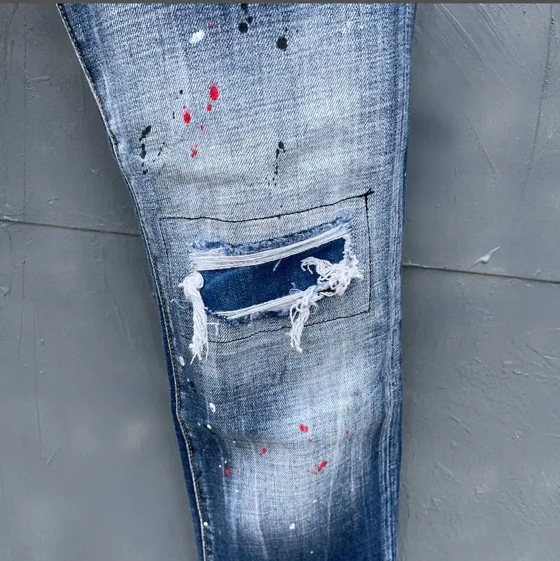 jeans 2021 Hot classic,Authentic DSQUARED2,Retro,Italian brand ,Women/Men Jeans,locomotive,Jogging jeans,DSQ039