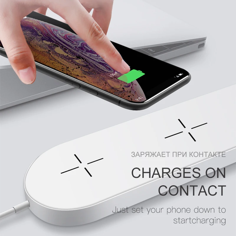 

VEEAII 3in1 Wireless Charger for Apple Huawei Xiaomi Samsung Watch Charger Series 4 3 2 1 USB Watch Dock Fast Adapte Charging