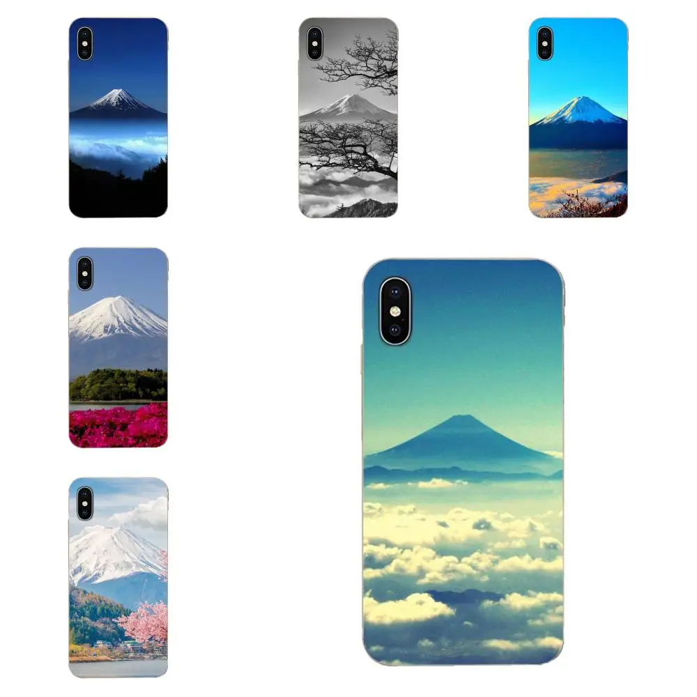 Модное японское крепление Fuji из ТПУ для huawei P7 P8 P9 P10 P20 P30 Lite Mini Plus Pro Y9 Prime P Smart Z 2018
