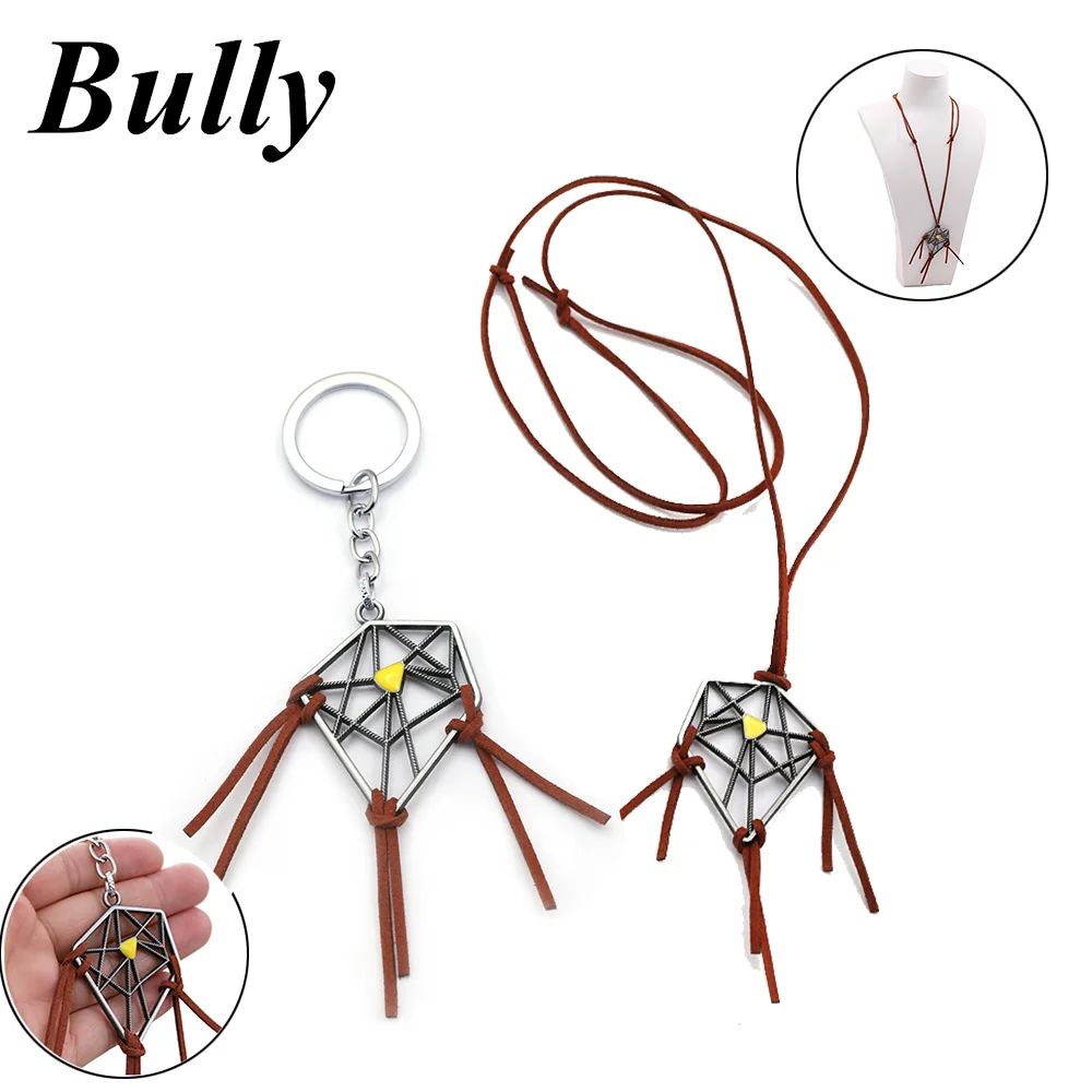 

Game Death Stranding Necklace Keychain Sam Dream Catcher Keyrings Amulet Amelie Bridge Beach Jewelry Accessories For Bag Pendant