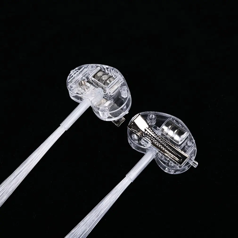 Красочные бабочки свет косички светодиодные парики светящаяся вспышка LED