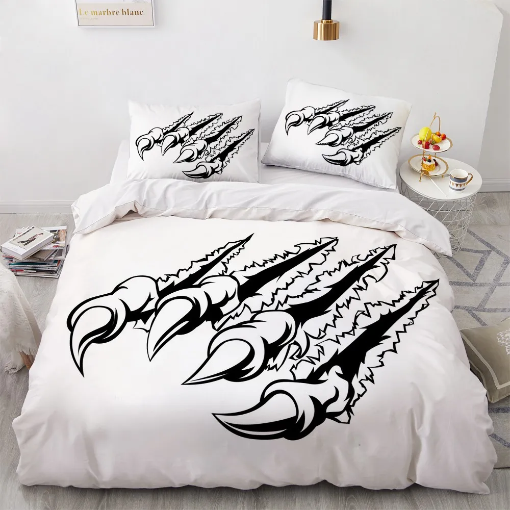 

Halloween Comforther Covers 3D Custom Design Black Quilt Cover Sets Pillow Case King Queen Super King Twin Size Pumpkin Beddings