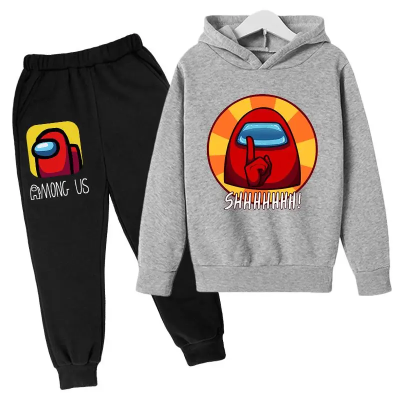 

Boys Girls Clothing Sets Children's Winter Clothes Baby Kids Tracksuits Hoodies Sweatshirts + Trousers among us Casual Jogging